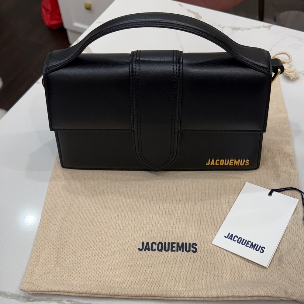 Jacquemus Black Le Grand Bambino Leather Shoulder Bag